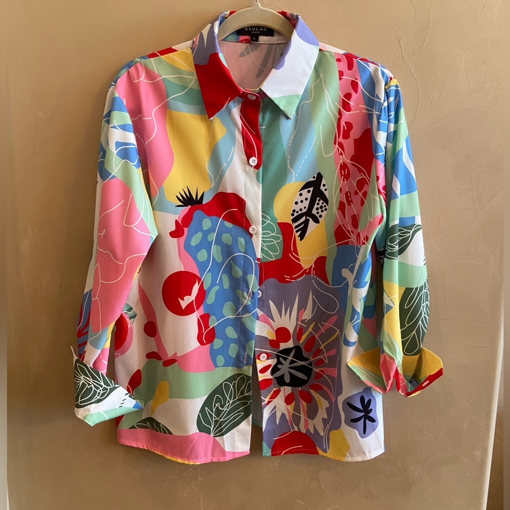 Beulah Style Blouse Abstract